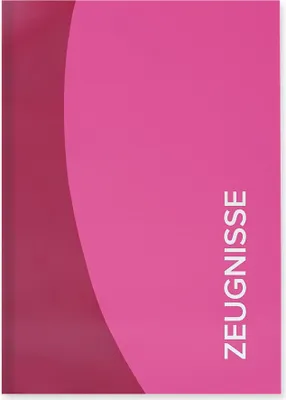 Produktbild von ROTH Zeugnismappe Duo DIN A4 pink inkl. 12 PP-Hüllen