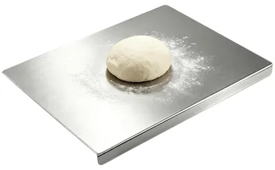 Image de Solidchoice - Planche à découper en acier inoxydable, 30 x 40 cm