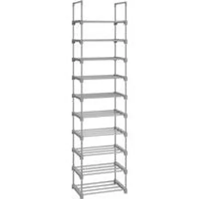 Immagine prodotto di Scaffale in metallo 30x45x174 cm, grigio, 10 ripiani