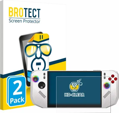Produktbild von 2x Für MSI Claw A8 BZ2EM Schutzfolie BROTECT Displayschutz Display Schutz Folie Klar Transparent
