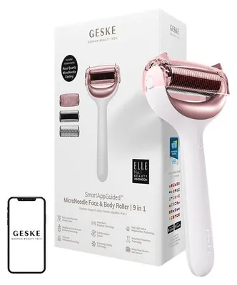 Produktbild von Geske SMART APP GUIDED Gesichts- und Körperroller mit Mikronadeln 9 in 1 #white 4 u