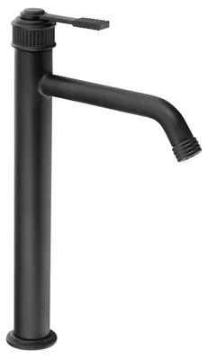 Produktbild von Sapho VERSI Waschbecken-Armatur, Hoch, verlängerter Gussauslauf, Schwarz matt