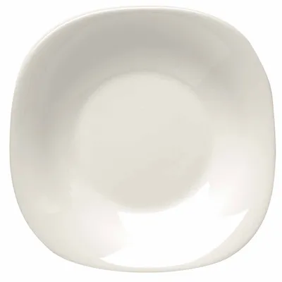 Immagine prodotto di Tiefer Glasteller PARMA 23x23cm Weiß - Esstellergeschirr Hochwertiges für stilvolles Speisen