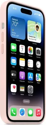 Obrázok produktu pre Apple Silikon Case iPhone 14 Pro      rs  mit MagSafe - kalkrosa - Apple MPTH3ZM/A - (Smartphone Zubehör / Aufbewahrung / Schutz)