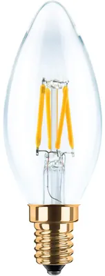 Imagen del producto de Segula 55201 SEGULA LED Kerze klar E14 3W 260Lm 2200K dimmbar