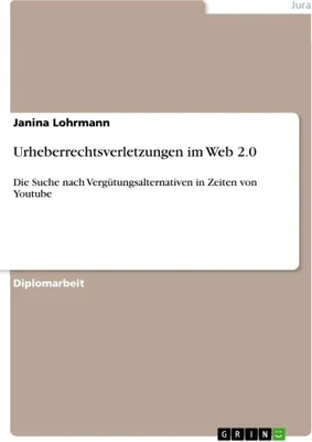 Produktbild von Urheberrechtsverletzungen im Web 2.0