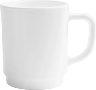 Produktbild von Bormioli EBRO Opalglas-Becher, 285 ml Fassungsvermögen, stapelbar, spülmaschinenfest