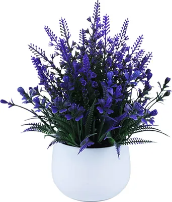 Produktbild von Künstliche Pflanzenbonsai Simulation Lavendel Orament Home Hochzeitsdekoration-Lila