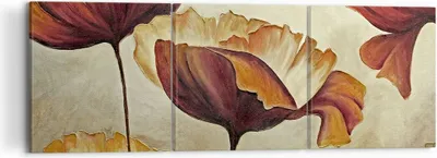 Produktbild von Bild auf Leinwand - Leinwandbild - Mohn Blume Wiese - 120x40cm - Wand Bild - Wanddeko - Wandbilder - Leinwanddruck - Bilder - Kunstdruck - Wanddekoration - Leinwand bilder - Wandkunst - CA120x40-3760