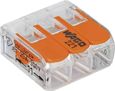 Produktbild von Wago Hebelverbinderklemme 2×0,2-4mm², 1 Stk.