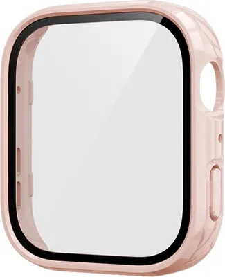 Produktbild von Für Huawei Watch Fit 4 Kunststoff Watch Hülle + Tempered 9H Hart Glas Rosa