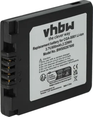 Produktbild von vhbw Akku kompatibel mit Leica D-Lux Kamera (500 mAh, 3,6 V, Li-Ion)