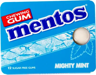 Produktbild von Mentos Kaugummi mächtige Minze 12 x 17,5 Gramm Lakritz