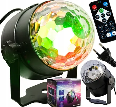 Produktbild von COLOROPHONE DISCO-Kugel STROBE Laser SILVESTER