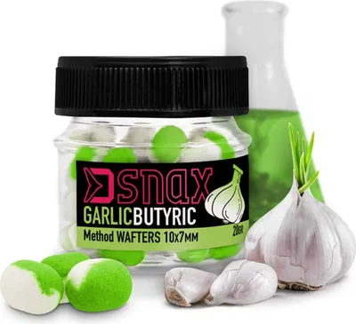 Produktbild von Delphin D Snax Waft 10 x 7 mm 20 g Buttersäure-Knoblauch Dumbells