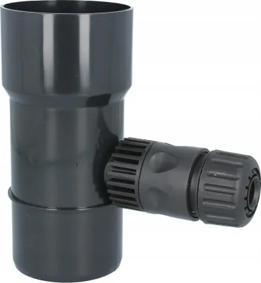 Image de Bryza | Récupérateur d'eau de pluie 110 mm - Graphite RAL 7021 - Résistant - Automatique - Durable
