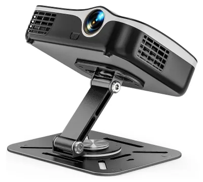 Produktbild von Desktop-Projektorhalterung, 360° drehbare Projektor-Wandhalterung, Projektor-Deckenhalterung mit 1/4 Gewinde, kompatibel mit den meisten Projektoren, Projektorhalterung für Heimkino, Spielzimmer, Büro