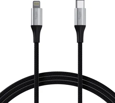 Produktbild von Allity USB-C - Lightning Kabel für iPad, iPhone 2.0m 27W schwarz