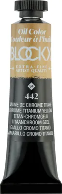 Produktbild von Blockx 3x Ölfarbe, Chrom Tintangelb, Tube 20ml - Titanchromgelb 212442BXC