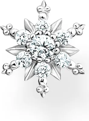 Produktbild von Thomas Sabo H2260-051-14 Einzel-Ohrstecker Schneeflocke Silber