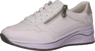 Produktbild von Rieker Sporthalbschuhe Formsohle modisch in weiss/weiss kombi, Gr. 41