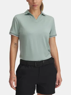 Obrázok produktu pre Dámske tričko Under Armour Ua Drive Ss Rib Polo 6000657-348__XS