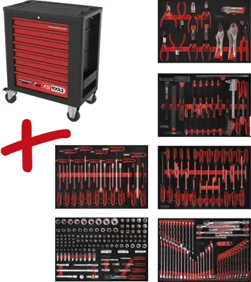 Produktbild von KS Tools PERFORMANCEplus Werkstattwagen-Satz P15