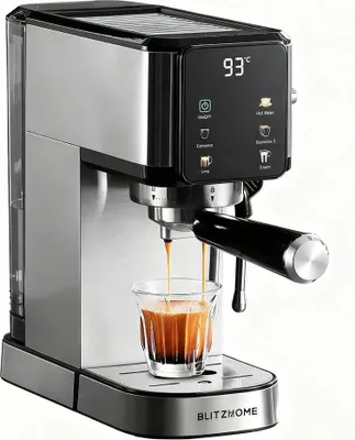 CM5105 - Halbautomatische Espressomaschine - 20 bar - 1350 W - Touchscreen - Tassenwärmer - 1 l abnehmbarer Wassertank - EU-Stecker