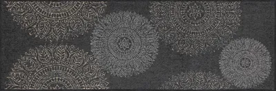 Produktbild von Salonloewe Fußmatte Ornament Deco Allo" grau 60x180 cm"