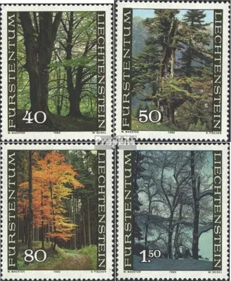 Produktbild von Briefmarken Liechtenstein 1980 Mi 757-760 (kompl.Ausg.) postfrisch Jahreszeiten