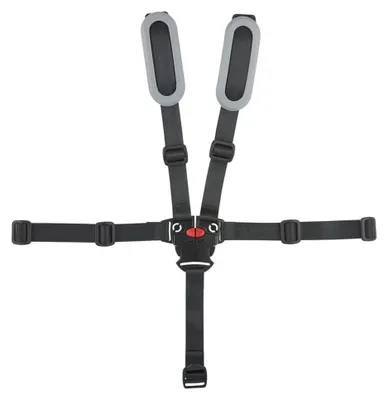Image de POLISPORT Ceinture harnais de sécurité 5 points + Eva Shoulder Padd. Guppy Maxi Noir/Argent