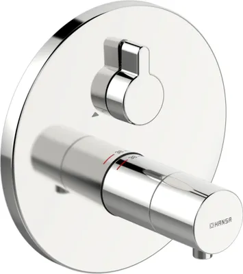 Produktbild von Hansa Fertigmontageset HANSALIVING für Thermost-Brause-Batterie verchromt