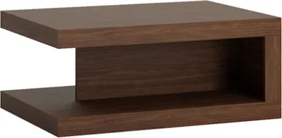 Produktbild von Couchtisch Ziertisch Wohnzimmertisch walnussfarben 90x68cm