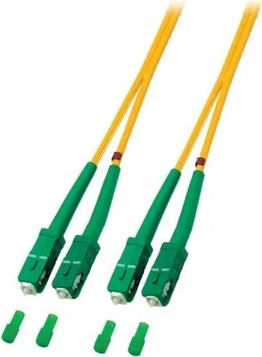Produktbild von OS2 duplex Glasfaserkabel SC/APC-SC/APC 15m