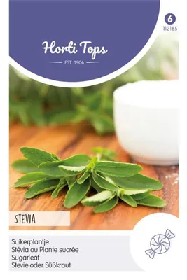 Produktbild von Horti Tops Stevia, Süßkraut Kräutersamen - 1 Saatgutbeutel