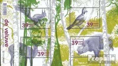 Produktbild von Briefmarken Niederlande 2004 Mi Block81 (kompl.Ausg.) postfrisch Tiere