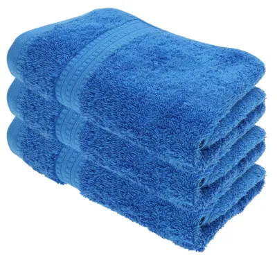 Produktbild von Julie Julsen BIO Duschtuch-Set 3 Stk. 70x140 Royalblau