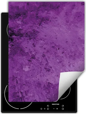 Produktbild von DarHaus Herdabdeckplatte Einteilig Küche Abdeckplatte für Glaskeramikfeld Abdeckung Induktionskochfeld Aufrollbare Matte 40x52 cm, schiefer - violett