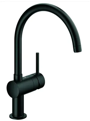 Produktbild von GROHE Minta, Standard, Schwarz, Metall, Hebelgriffe, Einzelbild, 1/2"