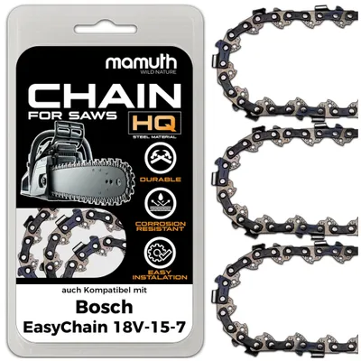 Produktbild von 3x Sägekette Kettensäge 15cm 1,1mm 0.325" 32 TG für Bosch EasyChain 18V-15-7