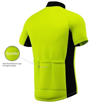 Produktbild von Trikot Radtrikot Fahrradtrikot Fahrrad Radler-Trikot Shirt, Größe:46/XS, Farbe:Grün
