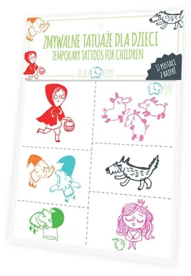 Image de Tatouages temporaires pour enfants - Personnages de contes - Zuzu Toys