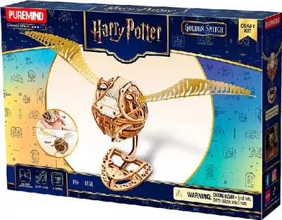 Image de Kit de construction en bois - Harry Potter, Vif d'or