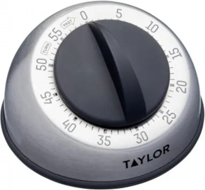 Produktbild von KitchenCraft Taylor Pro Timer de Küche, Edelstahl 60-Minuten Mini Timer de Küche, tragbare Kochen und Backen Alarm, Endorsed by Professional Chefs.