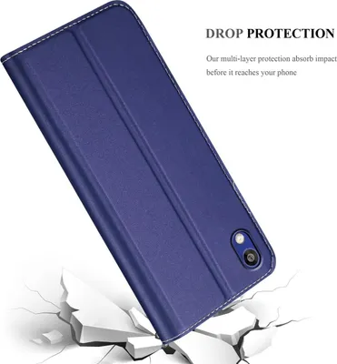 Immagine prodotto di Cadorabo custodia per telefono cellulare per Huawei Y5 2019 / Enjoy Play 8 / Honor 8S custodia protettiva in blu Cover Etui Book Case Booklet