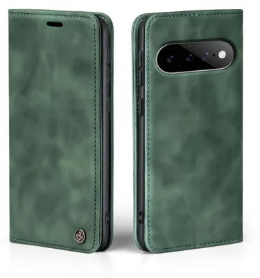 Produktbild von Handy Hülle für Google Pixel 11 / 11 Pro Klapphülle Bookcase Flip Cover Handy Tasche Etui Farbe: Grün
