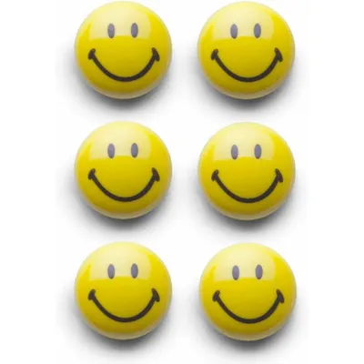 Productafbeelding van keine Marke 11204 Magnet-Set Smiley 6tlg. 3cm