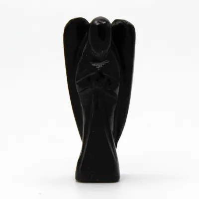 Image de Ange en agate noire, sculpté à la main