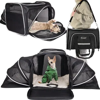 Immagine prodotto di Borsa Per Trasportatore Di Cani E Gatti Espandibile Fino A 8 Kg