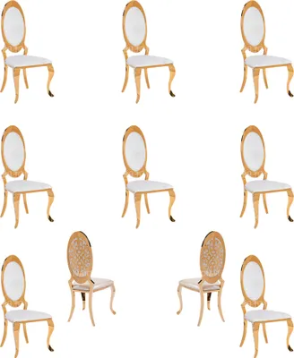 Zdjęcie produktu dla Design 8x zestaw krzeseł tapicerowanych do jadalni zestaw krzeseł fotel